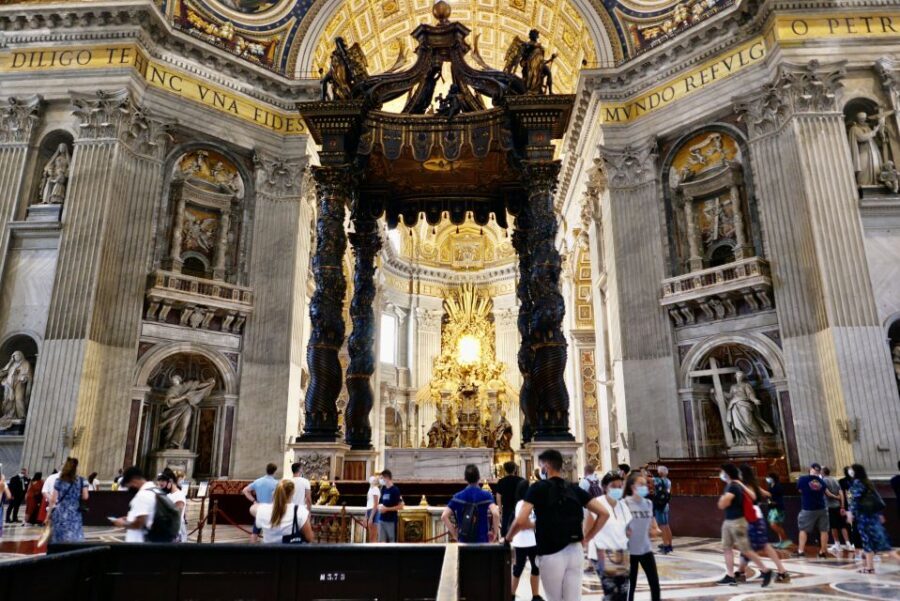 Rome: Guided Tour of St. Peter's Basilica, Grottoes & Square - Inside St. Peter’s Basilica: mosaics, marble, and the Pietà