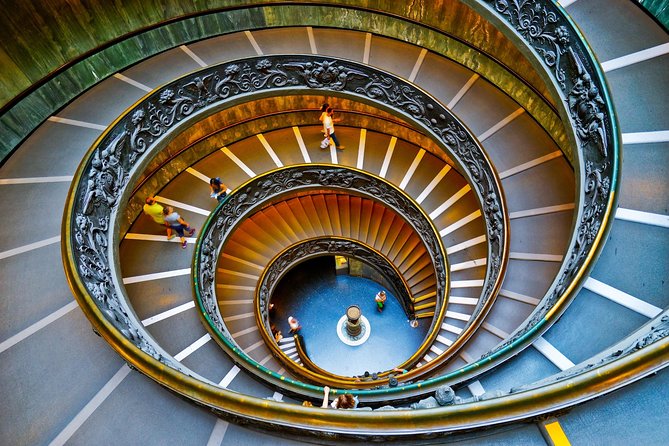 Vatican Museum and Sistine Chapel Skip-the-Line Guided Group Tour and tickets - Vatican Museums: spiral staircase wow-factor and what fits in 90 minutes