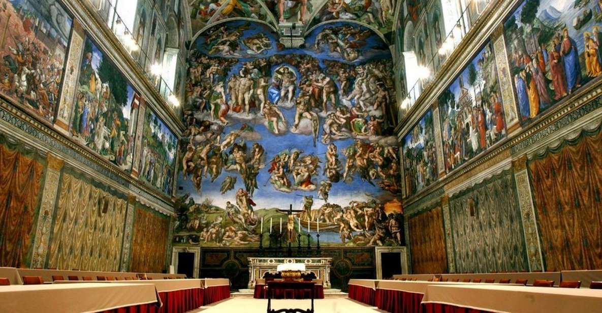 Vatican Museum & Sistine Chapel VIP audioguide tour + pickup - Hall of Maps, Tapestries, Candelabra, and the Pinecone Courtyard