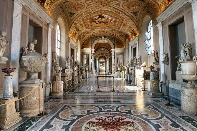 VIP Vatican Museums: Sistine Chapel Afterhours Private Tour - Cortile della Pigna and the Bronze Pinecone: ancient scale in a calm moment